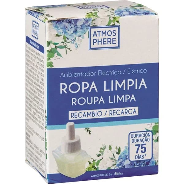 Ambientador Elecrico Recambio Ropa Limpia - 1 ud - Imagen del producto en Findit