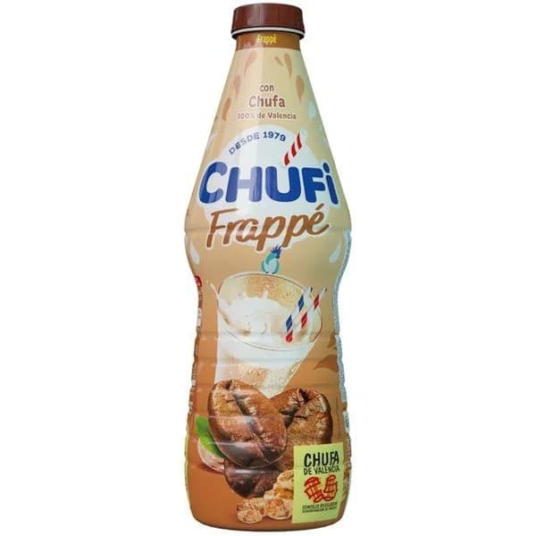Bebida de chufa sabor Frappé CHUFI, botella 1 litro - 1 ud - Imagen del producto en Findit