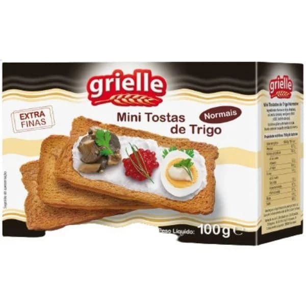 Tosta melba normal mini grill DIATOSTA, paquete 100 g - 1 ud - Imagen del producto en Findit