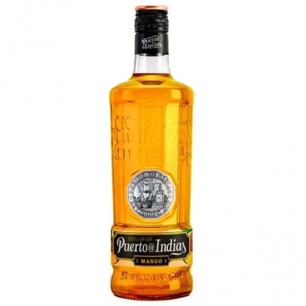 Ginebra Puerto de Indias mango 70 cl. - 0.7 l - Imagen del producto en Findit