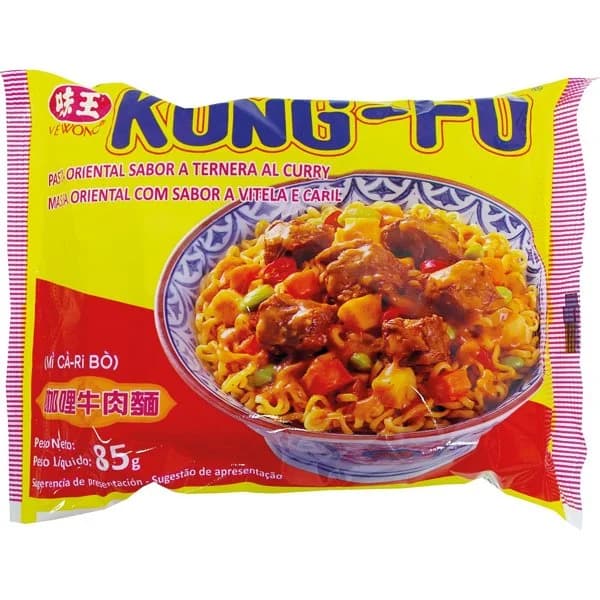 Fideos Sabor Ternera/Curry - 0.09 kg - Imagen del producto en Findit