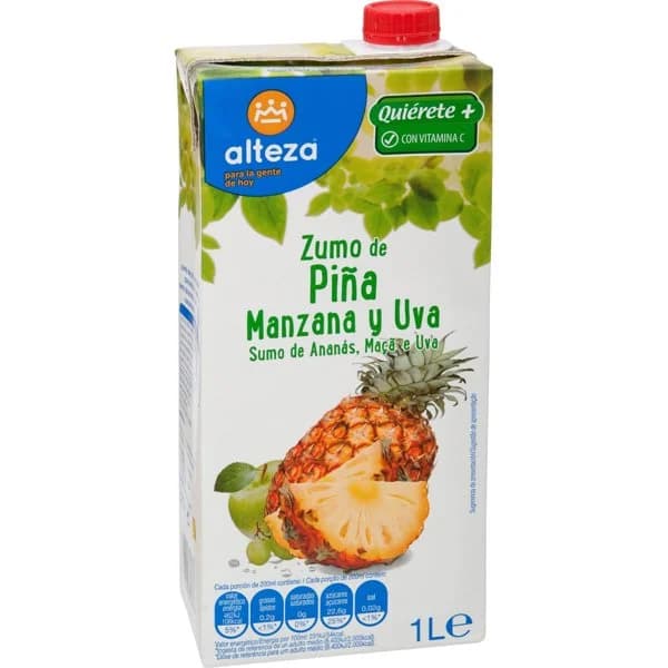 Zumo Piña Uva Manzana - 1 l - Imagen del producto en Findit