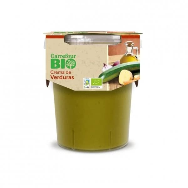 Crema de verduras ecológica Carrefour Bio 485 ml - 0.5 l - Imagen del producto en Findit