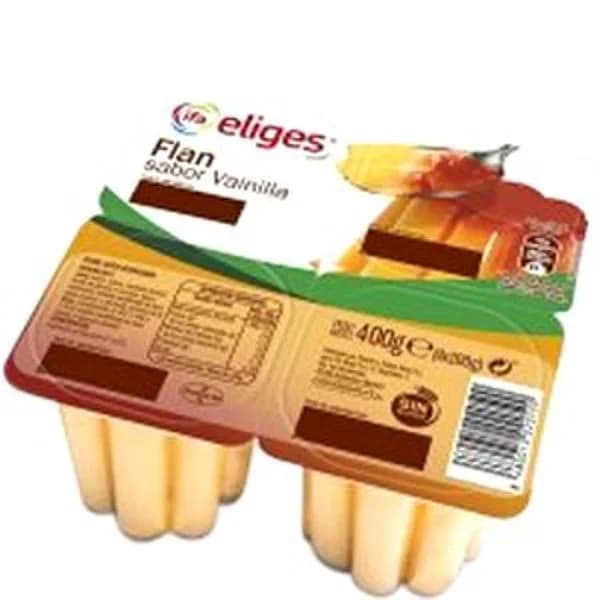Flan de vainilla 4x100 g - 0.4 kg - Imagen del producto en Findit