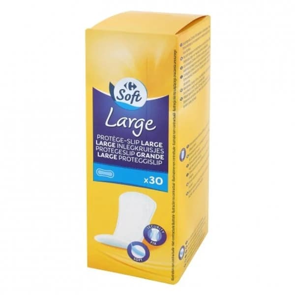 Protegeslip grande Carrefour 30 ud. - 28.75 ud - Imagen del producto en Findit