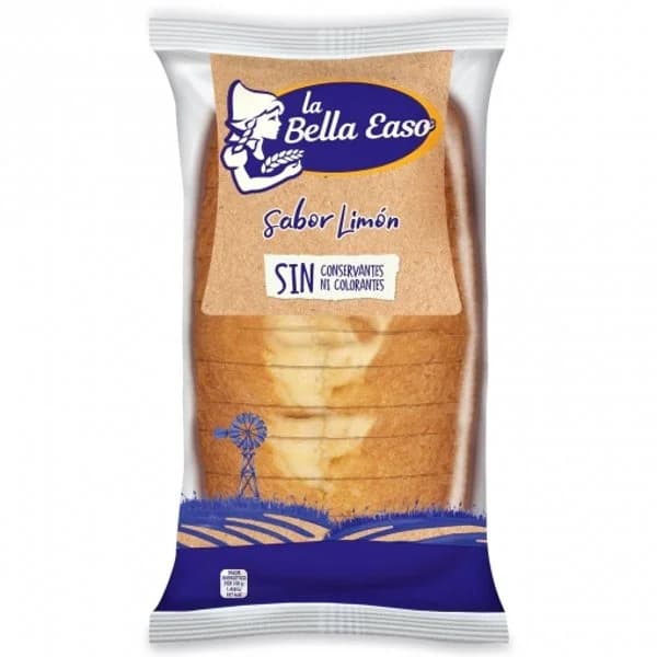 Bizcocho sabor limón La Bella Easo 230 g. - 0.23 kg - Imagen del producto en Findit