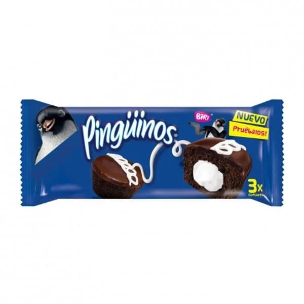 Cupcakes de chocolate Pinguino 3 ud. - 1 ud - Imagen del producto en Findit
