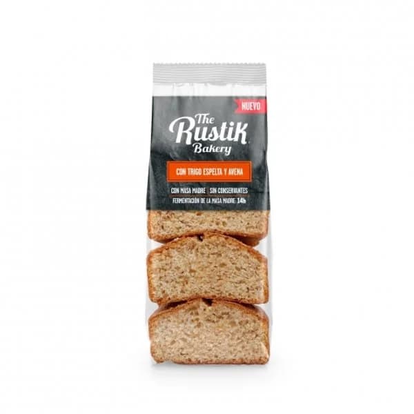 Bizcocho con trigo espelta y avena The Rustik Bakery 260 g. - 0.26 kg - Imagen del producto en Findit