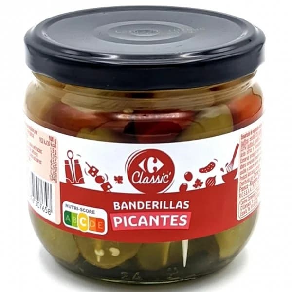 Banderillas picantes Classic Carrefour 180 g. - 0.18 kg - Imagen del producto en Findit