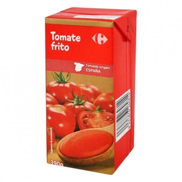 Tomate frito Carrefour brik 390 g. - 0.39 kg - Imagen del producto en Findit