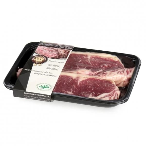 Entrecot de Vacuno Raza Rubia Gallega Madurado El Encinar de Humienta 500 g aprox - 0.5 kg - Imagen del producto en Findit