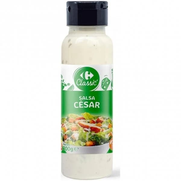 Salsa Cesar para ensaladas Carrefour Classic sin gluten envase 300 g. - 0.3 kg - Imagen del producto en Findit
