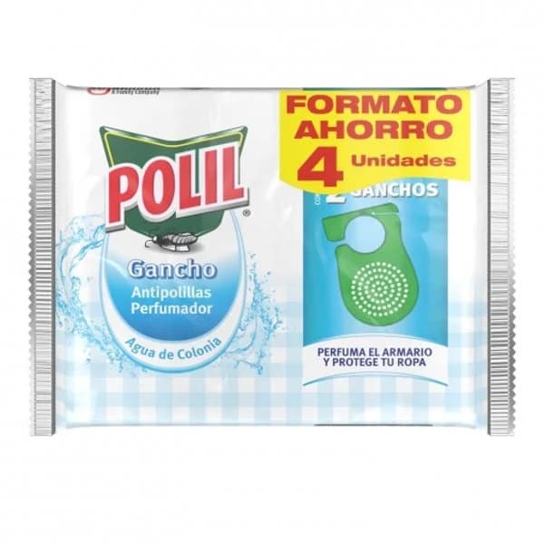 Colgador antipolillas perfumador agua de colonia Polil 2 ud. - 1 ud - Imagen del producto en Findit
