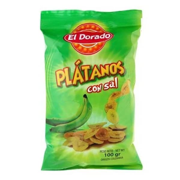 Snack de plátano con sal El Dorado 100 g. - 0.1 kg - Imagen del producto en Findit