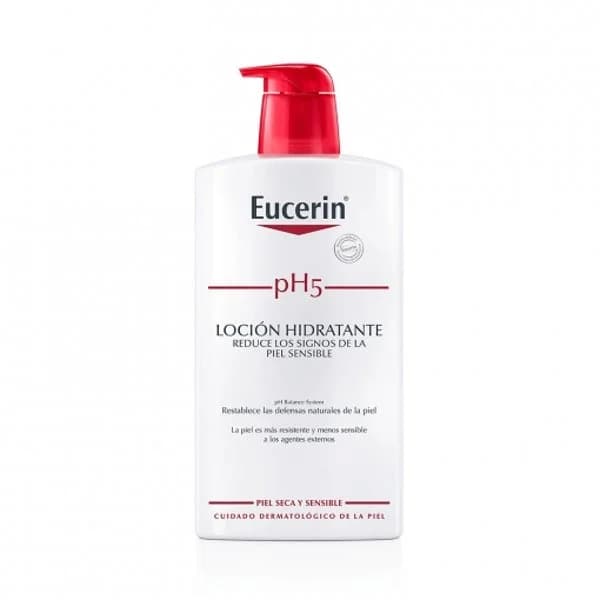 Loción hidratante corporal pH5 para piel sensible Eucerin 1000 ml. - 1.4 l - Imagen del producto en Findit