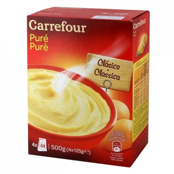 Puré de patatas Carrefour 500 g. - 0.5 kg - Imagen del producto en Findit