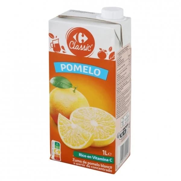 Zumo de pomelo Carrefour Classic brik 1 l. - 1 l - Imagen del producto en Findit