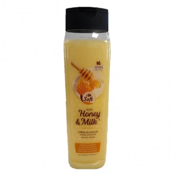 Gel de ducha leche y miel Carrefour 750 ml. - 0.76 l - Imagen del producto en Findit