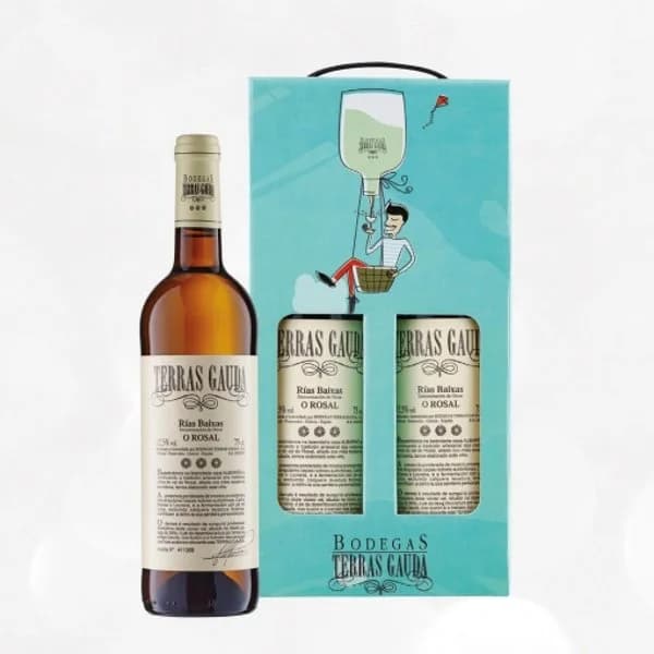 Estuche 2 Bot. Terras Gauda Blanco 2022 - 1 ud - Imagen del producto en Findit