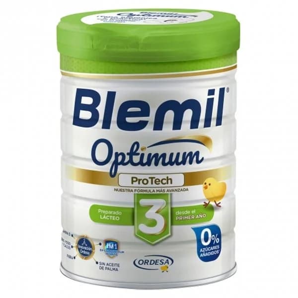 Preparado lácteo de crecimiento desde 1 año en polvo Blemil 3 Optimum ProTech lata 800 g. - 0.8 kg - Imagen del producto en Findit