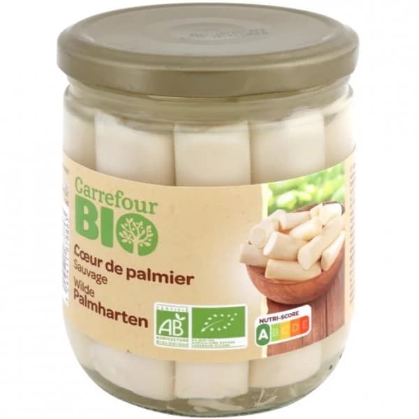 Corazones de palmitos ecológicos Carrefour Bio 250 g. - 0.25 kg - Imagen del producto en Findit