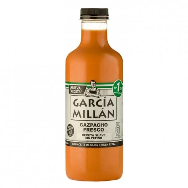 Gazpacho suave fresco García Millán sin gluten 1 l. - 1 l - Imagen del producto en Findit