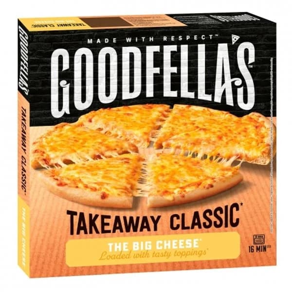 Pizza de queso take away Goodfella's 555 g. - 0.56 kg - Imagen del producto en Findit