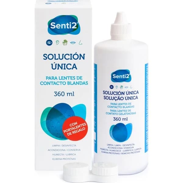 Solución Única Más Portalentes - 0.36 l - Imagen del producto en Findit