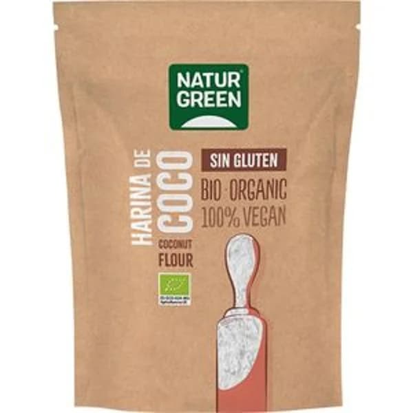 Harina de coco sin gluten 500 g - 0.5 ud - Imagen del producto en Findit