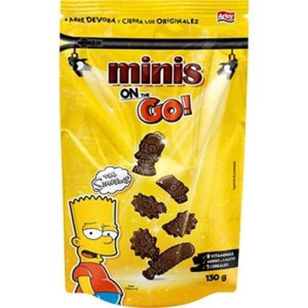 Galleta mini simpson cacao 130 g - 1 ud - Imagen del producto en Findit