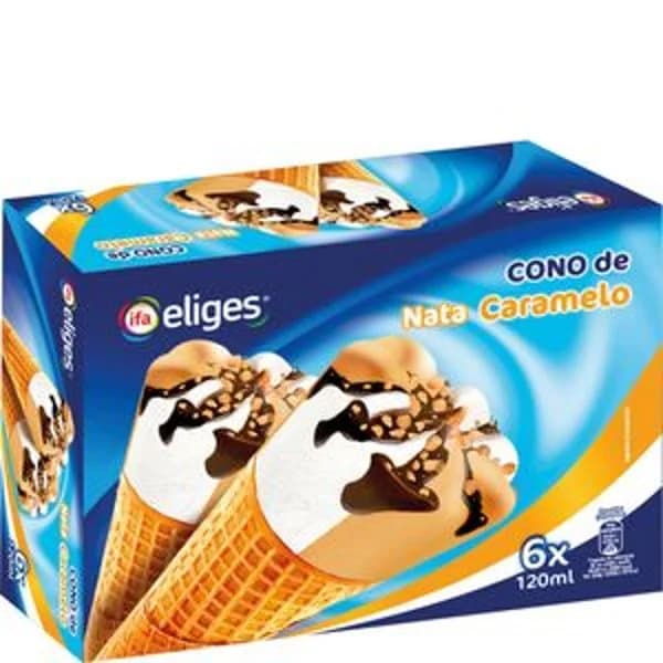 Helado cono nata y caramelo 6 unidades - 6.02 ud - Imagen del producto en Findit