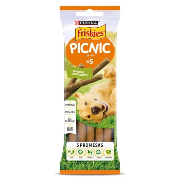 Snack para perros picnic con pollo Friskies bolsa 42 g - 0.04 kg - Imagen del producto en Findit