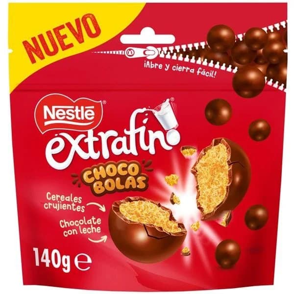 Chocobolas extrafino NESTLÉ, bolsa 140 g - 1 ud - Imagen del producto en Findit