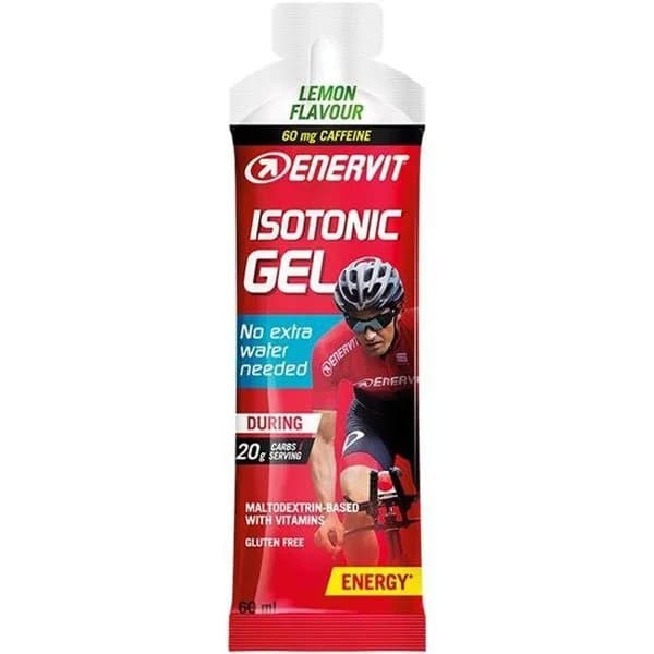 Gel isotónico limón con cafeína sport ENERVIT, sobre 60 ml - 1 ud - Imagen del producto en Findit