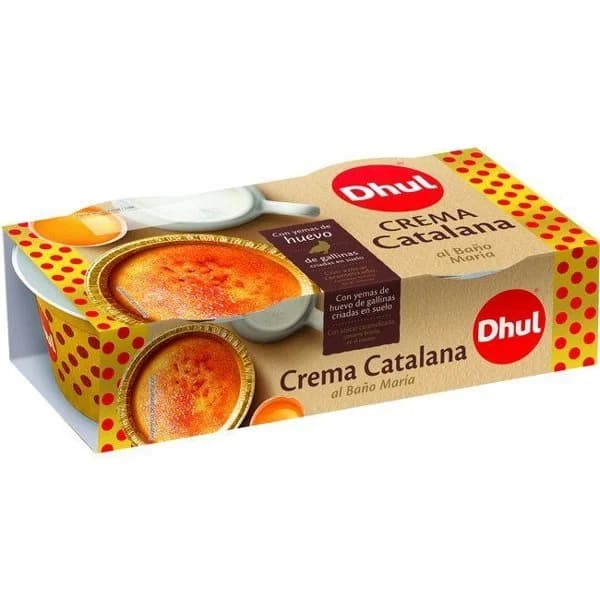 Crema catalana DHUL, pack 2x100 g - 1 ud - Imagen del producto en Findit