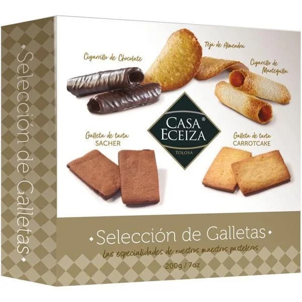 Surtido de galletas CASA ECEIZA, caja 200 g - 1 ud - Imagen del producto en Findit