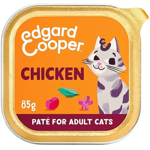 Alimento de pollo gato adulto EDGARD&COOPER, tarrina 85 g - 1 ud - Imagen del producto en Findit
