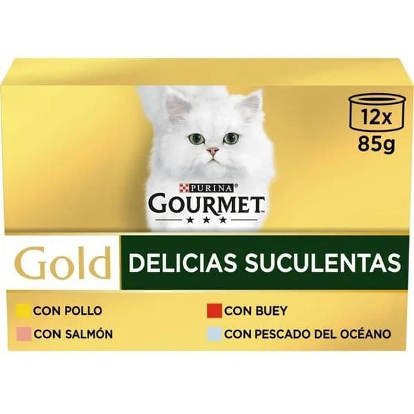 Delicias suculentas surtido GOURMET GOLD, pack 12x85 g - 1 ud - Imagen del producto en Findit