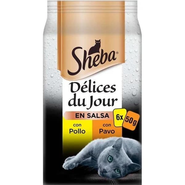 Delices de aves SHEBA, pack 6x50 g - 1 ud - Imagen del producto en Findit