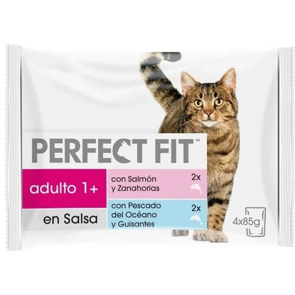 Alimento de pescado gato esterilizado PERFECT FIT, paquete 340 g - 1 ud - Imagen del producto en Findit