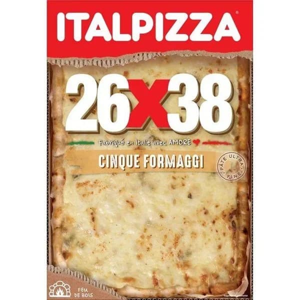 Pizza 5 formaggi 26x38 ITALPIZZA, caja 520 g - 0.52 kg - Imagen del producto en Findit