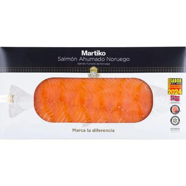 Salmón ahumado MARTIKO, sobre 200 g - 0.2 kg - Imagen del producto en Findit