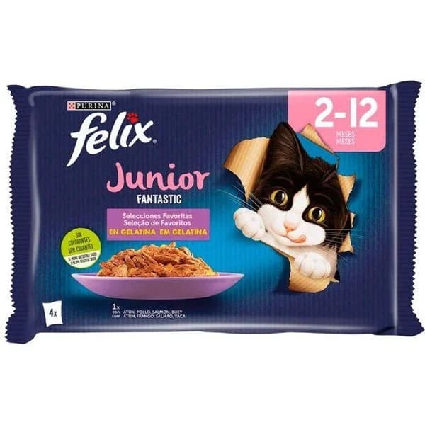 Junior FELIX FANTASTIC, pack 4x85 g - 1 ud - Imagen del producto en Findit