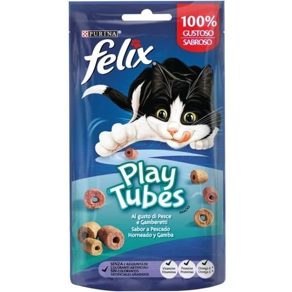 Play tubes de pescado para gato FÉLIX, bolsa 50 g - 0.05 kg - Imagen del producto en Findit