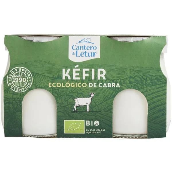 Kefir ecol. de cabra CANTERO de LETUR, pack 2x175 g - 1 ud - Imagen del producto en Findit