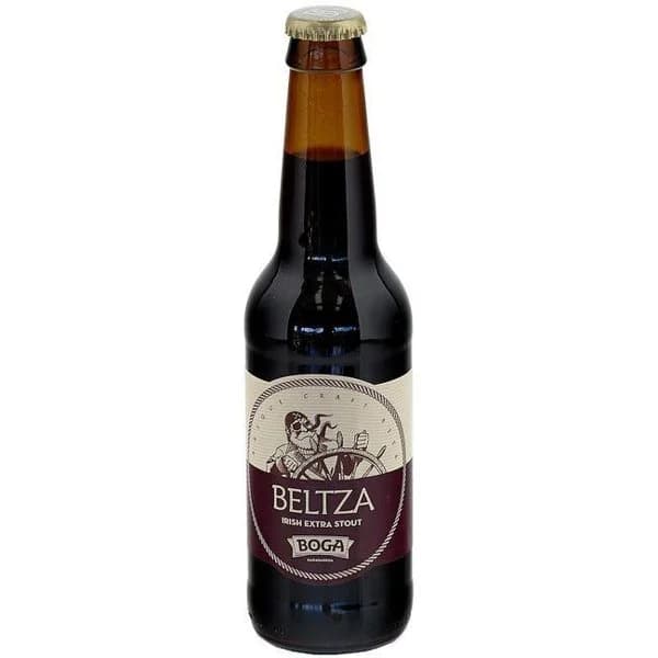 Cerveza Beltza Irish extra shout BOGA, botellín 33 cl - 1 ud - Imagen del producto en Findit