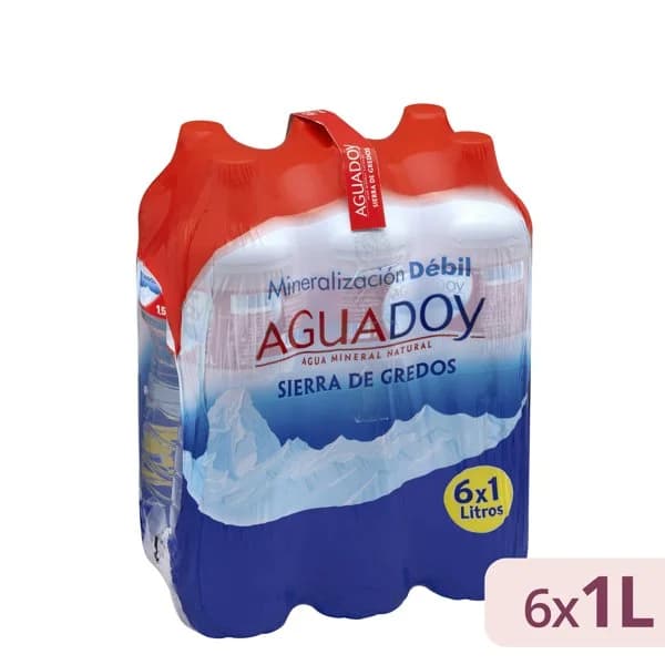 Agua mineral mediana Aguadoy - 6 l - Imagen del producto en Findit