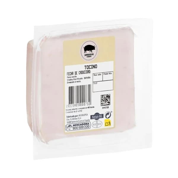 Tocino de cerdo - 0.19 kg - Imagen del producto en Findit
