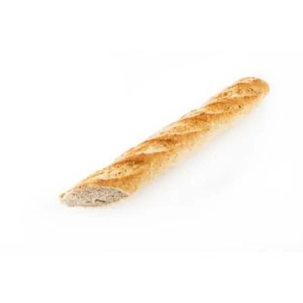 Barra de pan baguette horneado integral 100% 220 g - 1 ud - Imagen del producto en Findit
