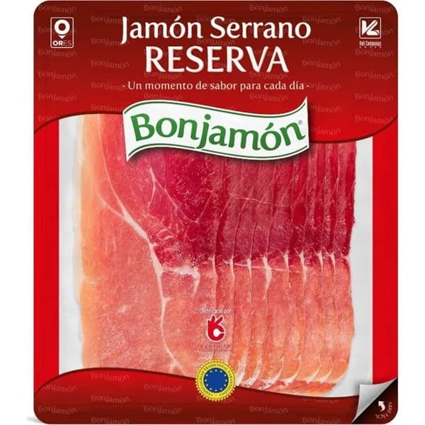 Jamón Serrano Reserva Lonchas - 0.2 kg - Imagen del producto en Findit